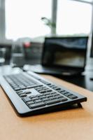 Draadloos toetsenbord Cherry JK-3000ES-2 Zwart Qwerty Spaans - thumbnail