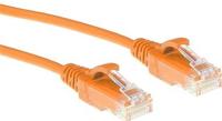 ACT DC9105 LSZH U/UTP CAT6 Datacenter Slimline Patchkabel Snagless | RJ45 connectoren | Oranje | 5 meter - thumbnail