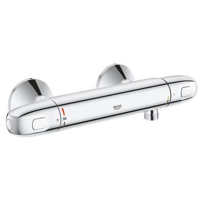 GROHE Grohtherm 1000 douchethermostaat met koppelingen chroom 34814003 GROHE Grohtherm 1000 douchethermostaat met koppelingen chroom 34814003