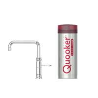Quooker Classic Fusion Square Keukenkraan Set - Kokend Warm- en Koud Water - Chroom - met COMBI+ Reservoir - thumbnail