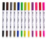 LOKLiK • penseelstiften dubbele punt 12st. - thumbnail