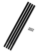 VidaXL Verlengstuk voor grondboor 4 x 1 m (staal) - thumbnail