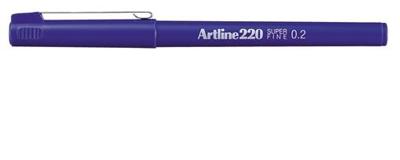 Fineliner artline 220 rond sf blauw Fineliner artline 220 rond sf blauw