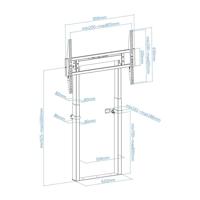 TV houder TooQ FS2280M-B 100" 120 kg - thumbnail