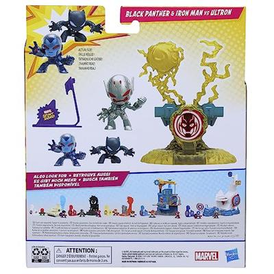 Marvel Stunt Squad Speelset Ironman Vs Black Panther Middel