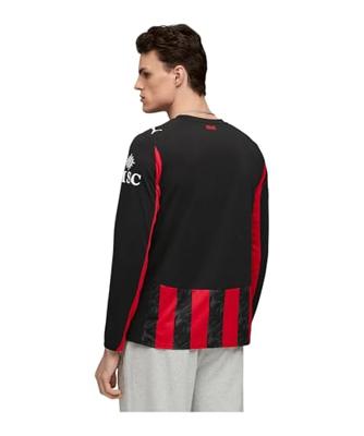 AC Milan Longsleeve Shirt Thuis Senior 2025/2026 - Maat S - Kleur: RoodZwart | Soccerfanshop