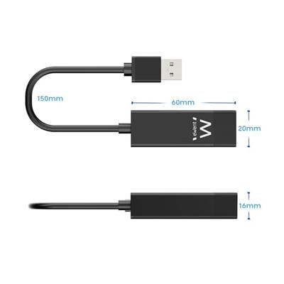 Adapter Ethernet naar USB Ewent EW1017