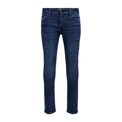 ONLY & SONS slim fit jeans ONSLOOM dark blue washed denim 9620