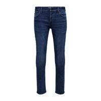 ONLY & SONS slim fit jeans ONSLOOM dark blue washed denim 9620 - thumbnail