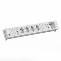 BACHMANN POWER FRAME 4xCH 0° 1xCM 1xUSB A/C 22W 0,2m GST18 - thumbnail