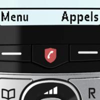 Alcatel F890 Voice Duo zwart EU draadloze telefoon met extra combinatie premium oproepvergrendeling - thumbnail
