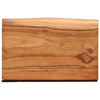 Wandschappen 2 st 30x20x3,5 cm massief acaciahout - thumbnail