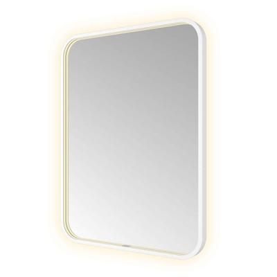 Hotbath &MORE Spiegel direct en indirect LED spiegelverwarming color changing dimbaar met afstandsbediening Mat wit SSQ680WH