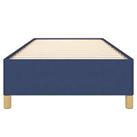 Bedframe zonder matras 90x200 cm stof blauw - thumbnail