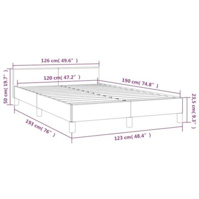 Bedframe met hoofdbord fluweel zwart 120x190 cm Bedframe met hoofdbord fluweel zwart 120x190 cm