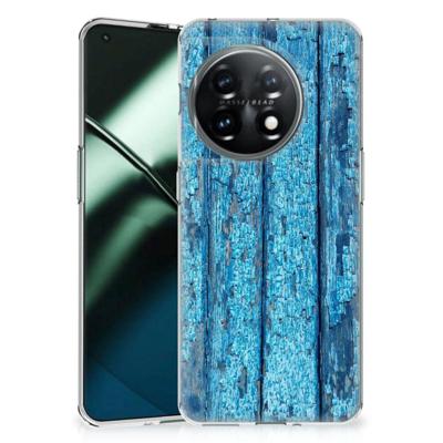 OnePlus 11 | Bumper Hoesje | Wood Blue