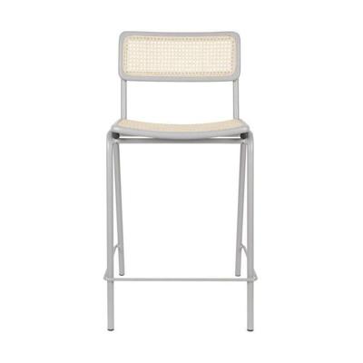 Zuiver Jort barkruk H65 grey/natural