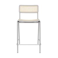 Zuiver Jort barkruk H65 grey/natural - thumbnail