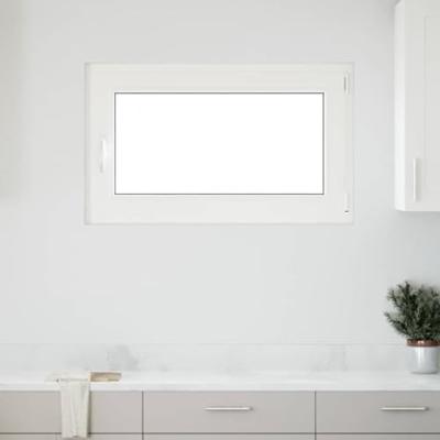 Kelderraam "RISOR" 100x60 cm draai-kiep DIN rechts antraciet - thumbnail