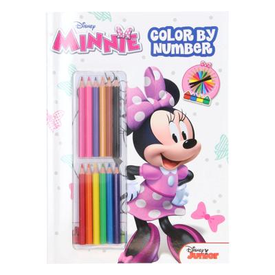 Boek Specials Nederland BV Kleuren op nummer - minnie mouse