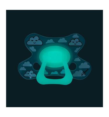 Difrax Fopspeen dental 6+ maanden glow in the dark 1 Stuks