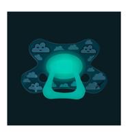 Difrax Fopspeen Dental 6+ maanden Glow In The Dark - thumbnail