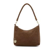 Suede schoudertas dames - bruin - MŌSZ Coco M - thumbnail