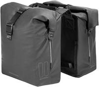 Basil soho nordlicht dubbele fietstas - waterdicht, zwart, 41l - thumbnail