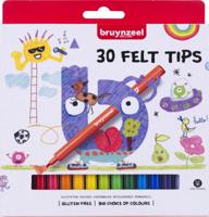 Bruynzeel Viltstiften 30 Kleuren - thumbnail