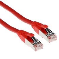 ACT Rode 15 meter SFTP CAT6A patchkabel snagless met RJ45 connectoren - thumbnail