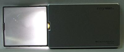 Eschenbach 152111 Easy Pocket Vergrootglas Met LED-verlichting Vergrotingsfactor: 3 x Zilver - thumbnail