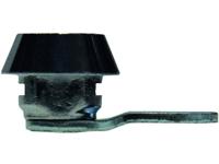 Basi 9000-1332 Hendelslot Zilver - thumbnail