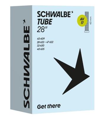 SCHWALBE Tube (av17) - tour / gravel - 28'' (28/47-622/635) - schrader