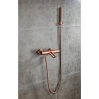 Thermostatische Badkraan BWS Koper met Handdouche Geborsteld Koper Boss & Wessing - thumbnail