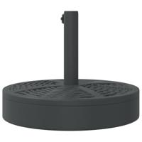 Parasolvoet voor stokken van 38 / 48 mm 25 kg rond - thumbnail