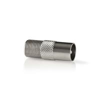 Satelliet- en antenne-adapter | IEC (coax) male - F female - thumbnail