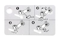 CONTEC voorbouw "tarantula hybrid" ct stem tarantula hy adj mtb 25,4x100 mm black - thumbnail