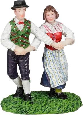 Dancing folkloric people l5xb3,5xh7 cm Luville - Luville