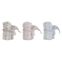 Geschenkset voor baby's Home ESPRIT Blauw Beige Roze Polyester (3 Stuks) - thumbnail