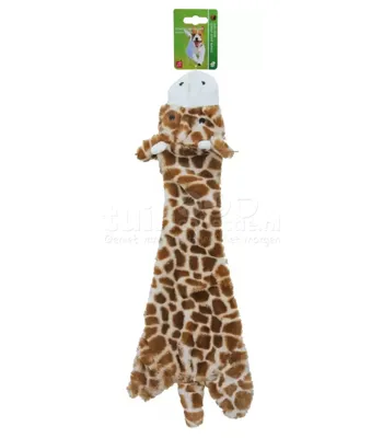 Boon Hondenspeelgoed Giraffe met Piep Plat 55cm Boon Hondenspeelgoed Giraffe met Piep Plat 55cm