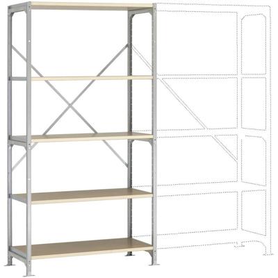 Manuflex RB2114 Magazijnstelling basismodule (b x h x d) 1030 x 2000 x 800 mm Hout Manuflex RB2114 Magazijnstelling basismodule (b x h x d) 1030 x 2000 x 800 mm Hout