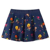 Kinderrokje dierenprint 92 marineblauw - thumbnail