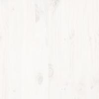 Bedframe zonder matras massief grenenhout wit 120x200 cm - thumbnail