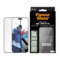 PanzerGlass Ceramic 2856 Screenprotector (glas) Apple iPhone 16 Pro Max 1 stuk(s) Anti-vingerafdruk, Krasvast - thumbnail