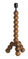 Lampvoet Vegio hout olie bruin 50 cm - thumbnail