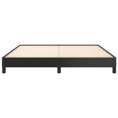 Bedframe kunstleer zwart 180x200 cm