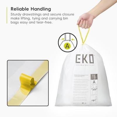 EKO afvalzak 3-6 liter type a rol met 30 afvalzakken - thumbnail