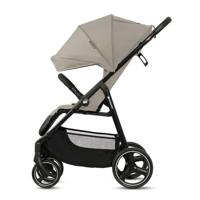 Kinderkraft TRIG 3 - Grote Wandelwagen tot 25 kg* - Verstelbare Rugleuning en Voetensteun - CLICK & FOLD Systeem - 360° Draaiende Wielen - Waterdichte Kap met Ventilatie - Comfortabele Zitting - Lichtgewicht 8,9 kg - Beige - thumbnail