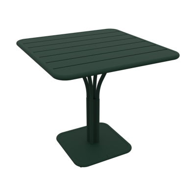 Fermob Luxembourg tuintafel kolom 80x80 cm Cedar Green