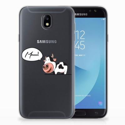 Samsung Galaxy J7 2017 | J7 Pro Telefoonhoesje met Naam Cow Samsung Galaxy J7 2017 | J7 Pro Telefoonhoesje met Naam Cow
